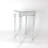 Divya Mirrored Glass Top End Table