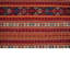 Tapis multicolore en laine nouvel âge 3 pi 6 po x 4 pi 11 po One-of-a-Kind
