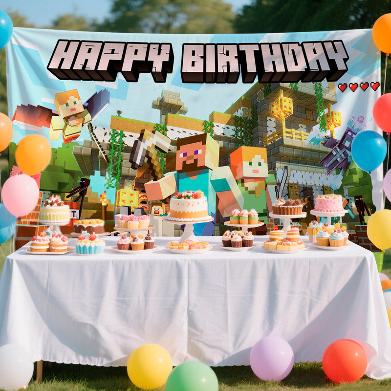 Pixel Party Decorations