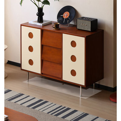 Retro Colour Blocking Multifunctional Display Case