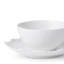 White Fluted Full Lace Porcelain Teacup