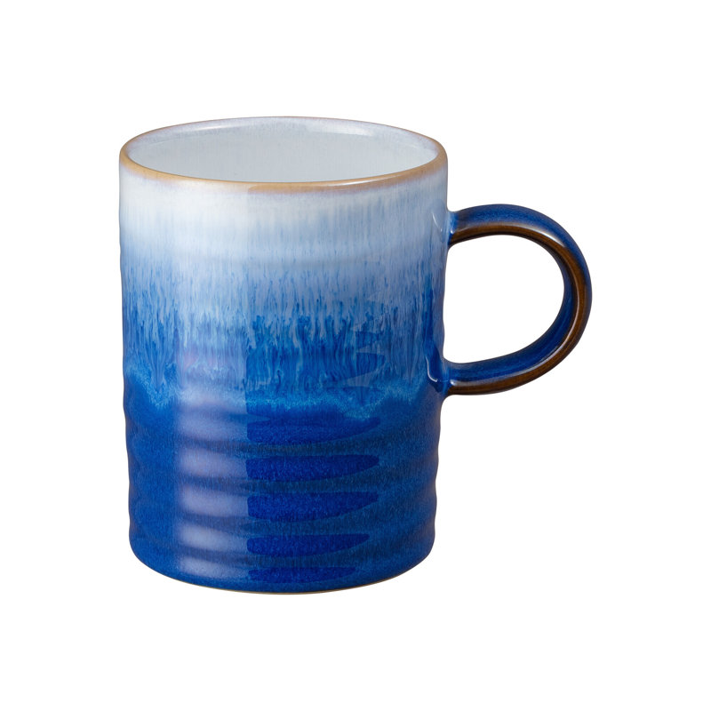 Blue Haze Ridged Mug