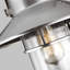 Bergamo Chrome Outdoor Wall Lantern-1983635153