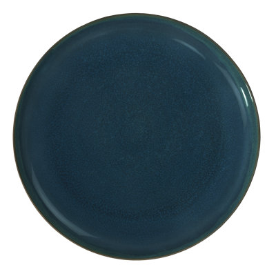 like. by Villeroy & Boch Crafted Denim Buffet Plate, Premium Porcelain, Dishwasher and Microwave Safe, 11.5 in Diameter, Blue