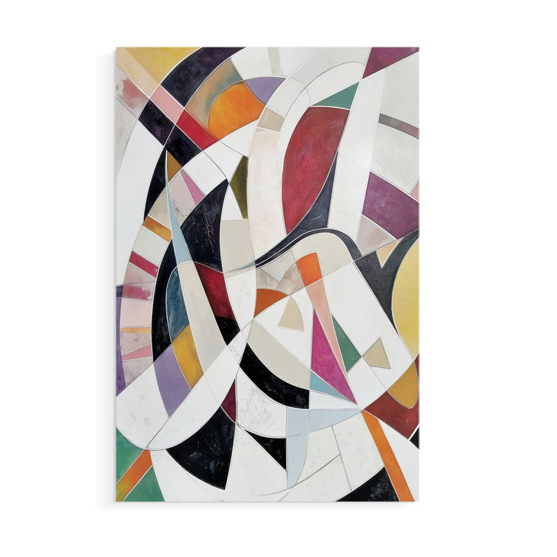 Série ABSTRACT LIX - Impression sur toile seulement - NON-CADRE, H 12 po x l 8 po