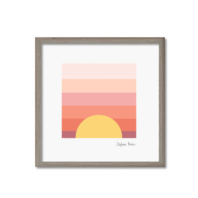Golden Sol Print by Stefanie Bales