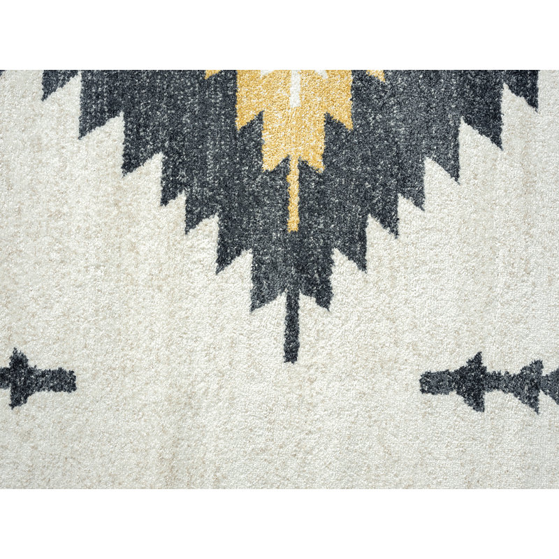 Tapis à motif géométrique Galey, Rectangle 4 pi x 6 pi