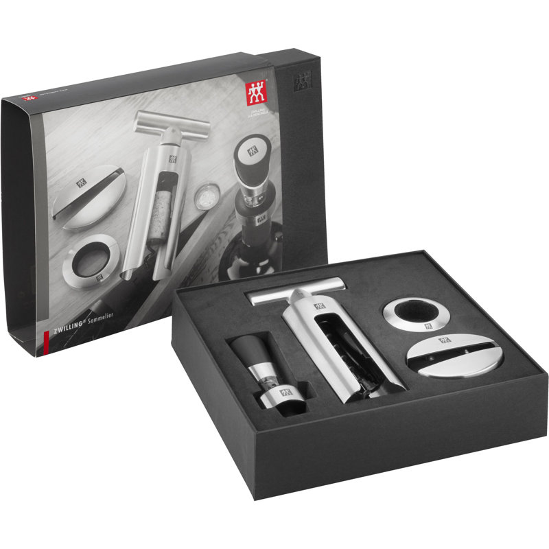 ZWILLING Sommelier 4-Piece Wine Tool Set