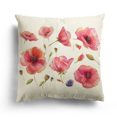 BLOOM COLLECTION - Fleurs de pavot roses