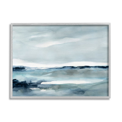 Paysage abstrait de l'océan polaire désolé