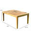 Table de salle à manger d'extérieur Daliah