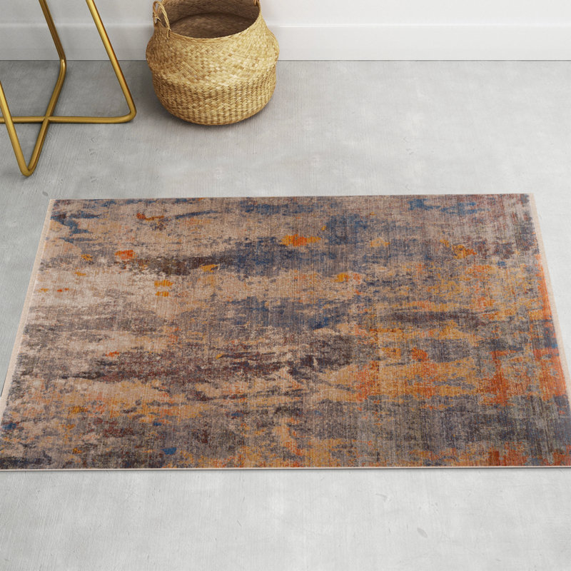 Haberfield Abstract Indoor Rug, Rectangle 2' x 3'