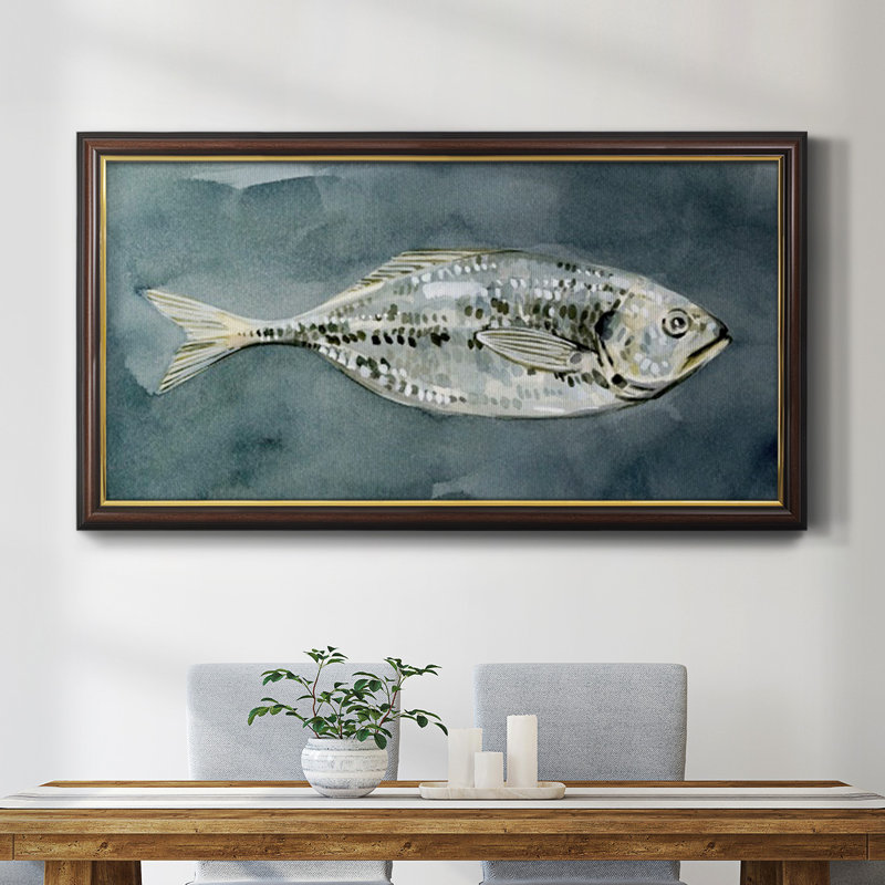 «Deep Sea Swimmer II», reproduction d'un seul cadre photo sur toile, H 25 po x l 45 po x P 2,5 po
