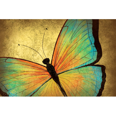 Antique Butterfly - Wrapped Canvas Art Prints