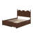 Queen Size Platform Bed With Trundle