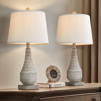 Dashurie Resin Desk Table Lamp