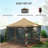 Adjustable Height Pop Up Tent,Canopy Tent With Mesh Netting,With Carry Bag,For Garden,Patio-125293240