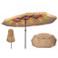 Parasol solaire 15 x 9 pi avec manivelle et 12 baleines