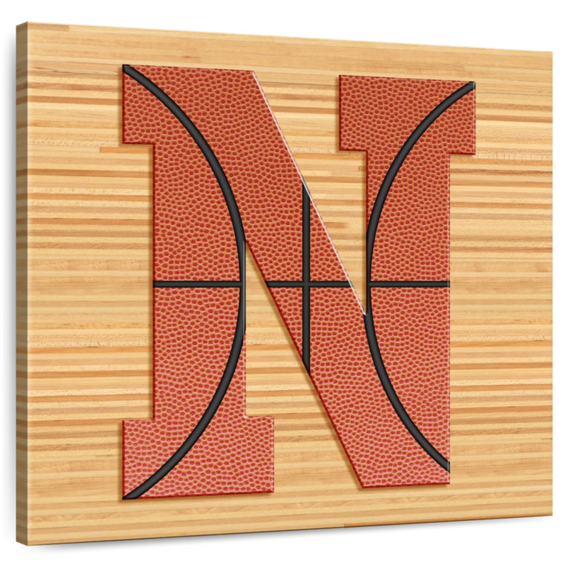 Tergel Basketball N Alphabet, H 33 po x l 33 po