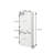 71" Kitchen Pantry Storage Cabinet