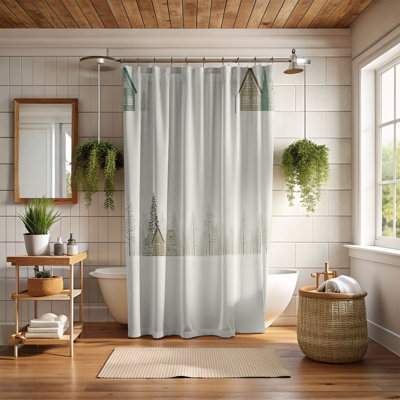 Rideau de douche Winter Lounging - Premium
