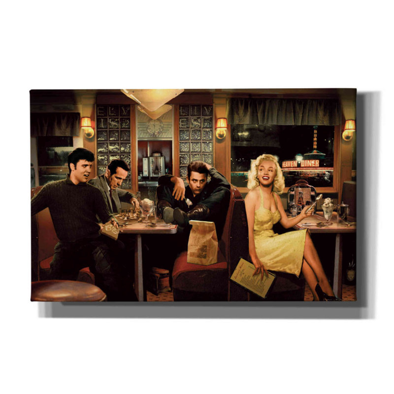 Sur toile, H 26 po x l 40 po x P 1,5 po