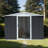 10ft x 8ft Outdoor Metal Storage Shed With Window And Lockable Door-106325661