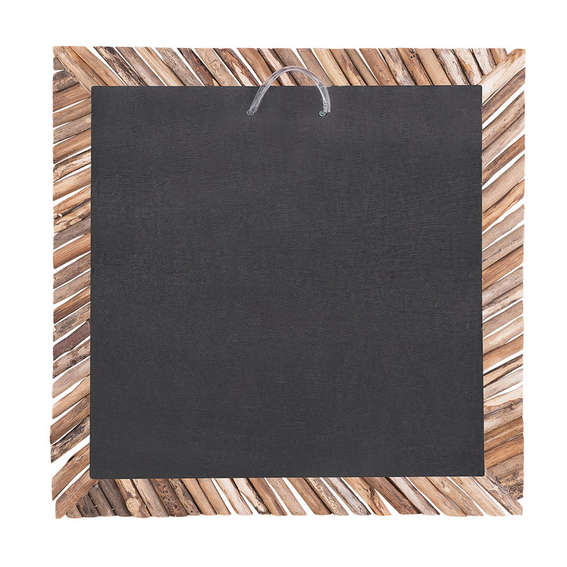 Stevensville Wood Flat Wall Mirror
