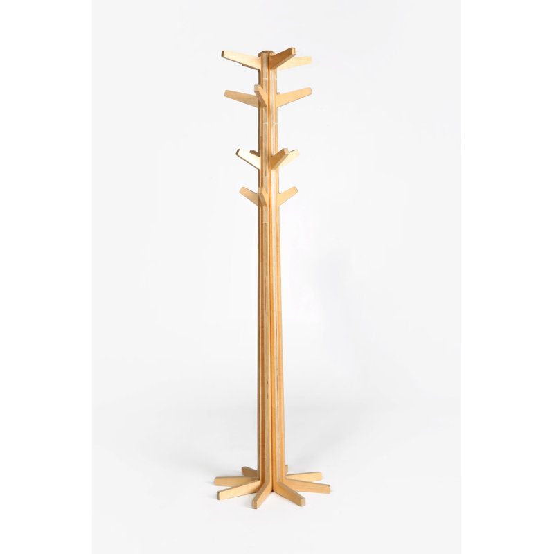 Pirwi 16 - Hook Coat Rack, Maple