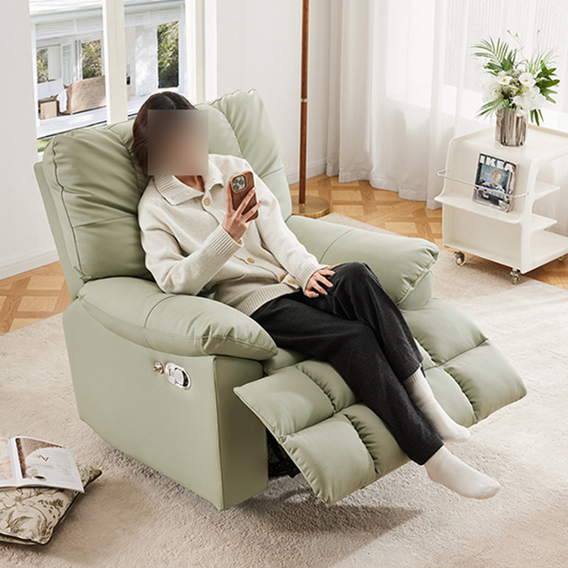 Fauteuil inclinable pivotant multifonctionnel pour canapé simple, Vert