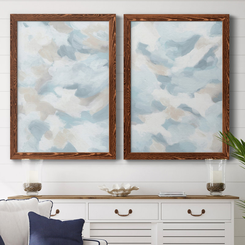 Sky Sweep I - impression 2 pièces, Toile encadrée érable, H 43,5 po x l 31,5 po x P 1 po