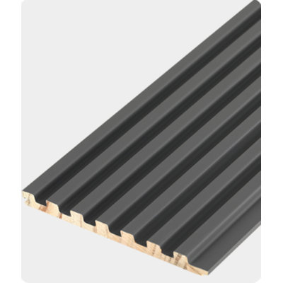 Panneaux muraux en bois L 106 po x l 5,75 po, panneaux à lattes 3D