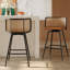 Ensemble de 2 tabourets de bar rotatifs 26 po H-2058239532
