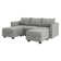 Manusite Modular Reversible Sectional Sofa Upholstered Sofa Couch with Chaise