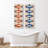 " Mid-Century Polygon Collage Abstract Shapes Shapes Illustrations Modern Art Decor Bohemian "