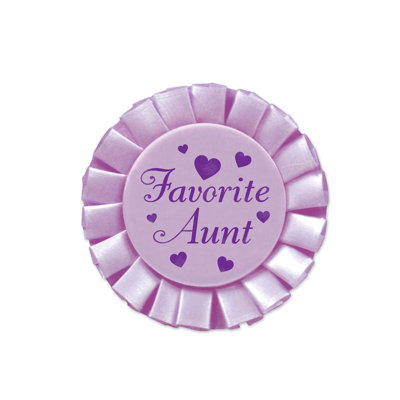 Bouton de satin préféré de tante
