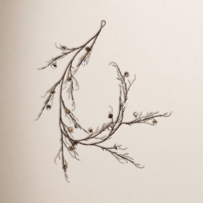 72" Pre-Lit Twig Christmas Garland