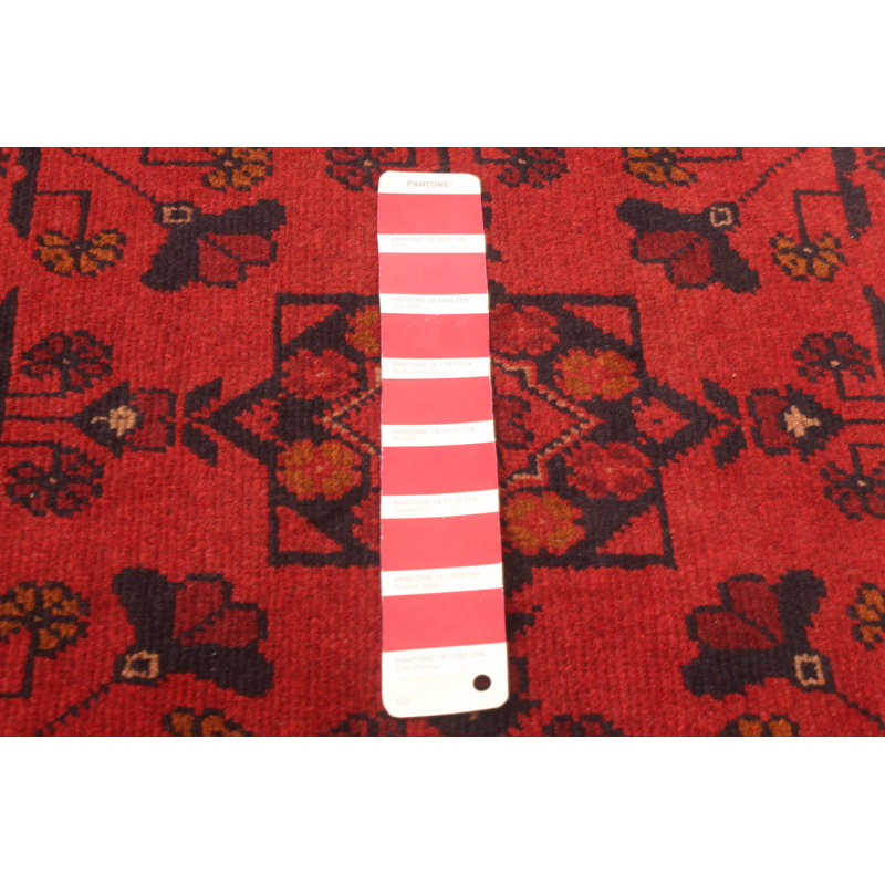 Tapis unique en laine noué à la main nouvel âge de 5 pi 8 po x 7 pi 7 po Olles