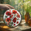 Vitrail coquelicots vitrail vitrail pour fenêtre-129204262