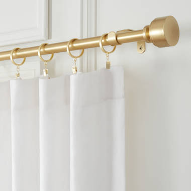 Mode Premium Collection 1 Diameter Curtain Rod Set with Modern