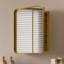 Armoire à pharmacie encastrée en métal 20 po x 30 po avec miroir et tablettes réglables
