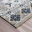 Tapis bleu / gris en laine touffeté à la main Charta-1288908667