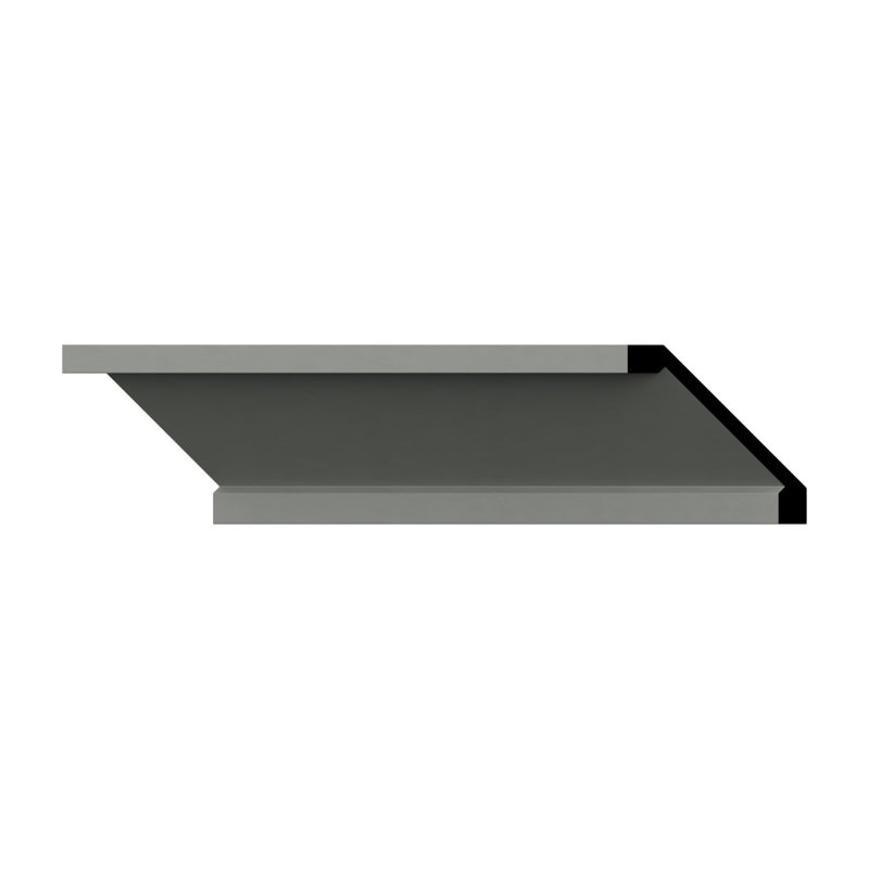 Darcy 94.5" Unfinished Polyurethane Crown Moulding