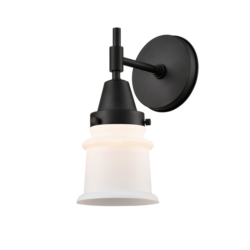 Gayle Armed Sconce, Matte Black, Matte White, LED