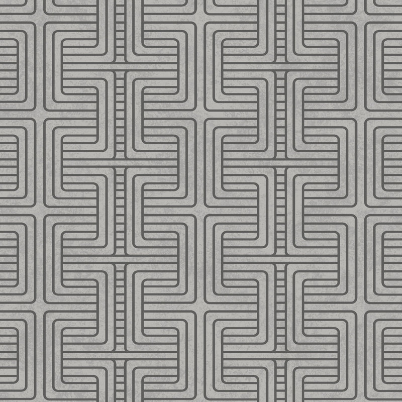 Papier peint Borastapeter Geo Tribe, Gris