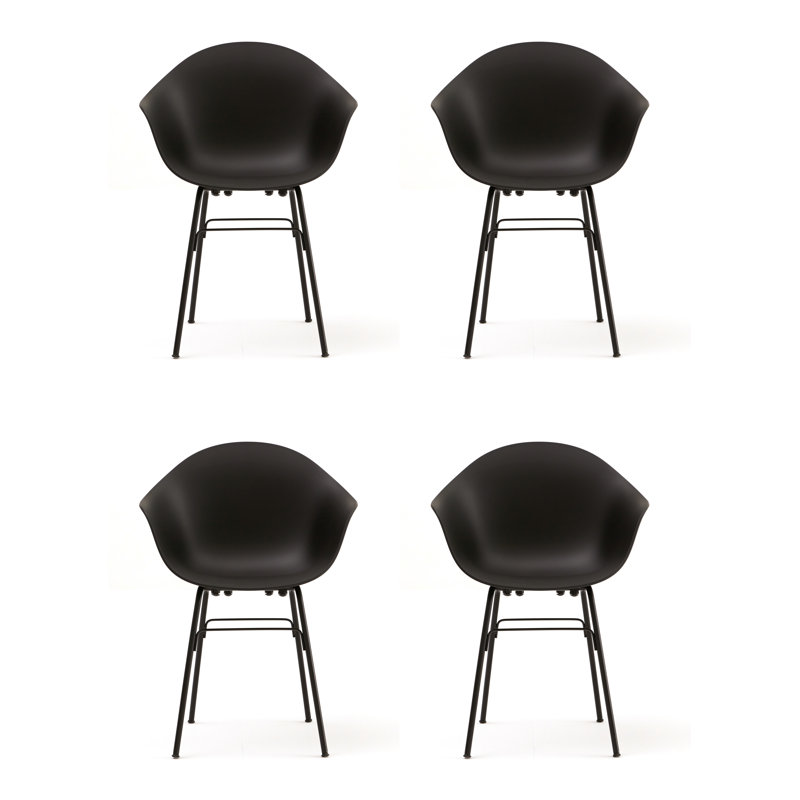TA Armchair (Set of 4), Black