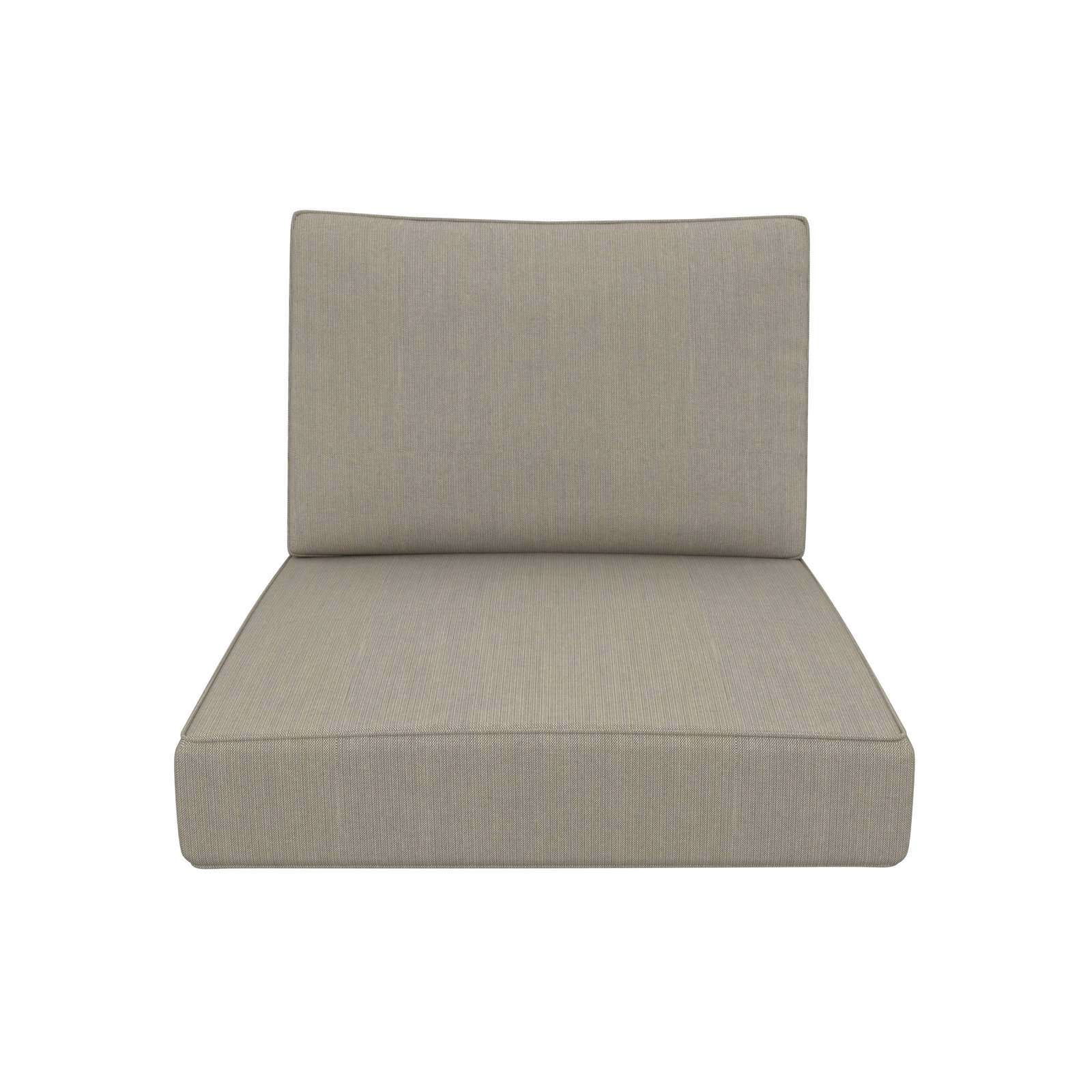 Lani 25" Sunbrella® Seat and Back Cushion, Spectrum Dove Sunbrella® Plainweave