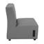 Chaise mobile sans accoudoirs avec panneau technique Pro Series - Gris-112963305