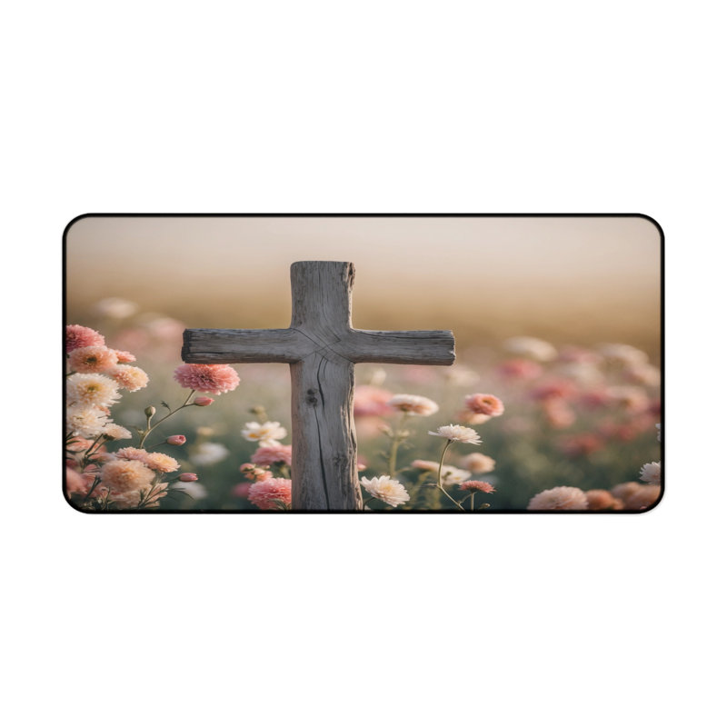 Polyester Desk Pad, 14.4x12.1