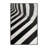 Machine Washable Pavla Classic Striped Rug in Gray – Black Binding-1412427653